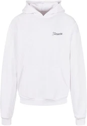 Merchcode Kapuzensweatshirt Herren It Beats Loud Ultra Heavy Hoody (1-tlg) Weiß/Braun/Grün/Silber