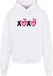 Merchcode Kapuzensweatshirt Valentines Day XOXO Ultra Heavy Hoody (1-tlg) Weiß/Grün/Lila