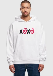 Merchcode Kapuzensweatshirt Valentines Day XOXO Ultra Heavy Hoody (1-tlg) Weiß/Grün/Lila