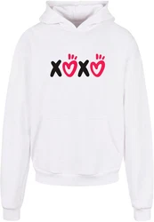 Merchcode Kapuzensweatshirt Valentines Day XOXO Ultra Heavy Hoody (1-tlg) Weiß/Grün/Lila