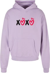 Merchcode Kapuzensweatshirt Valentines Day XOXO Ultra Heavy Hoody (1-tlg) Lila