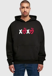 Merchcode Kapuzensweatshirt Valentines Day XOXO Ultra Heavy Hoody (1-tlg) Schwarz/Lila