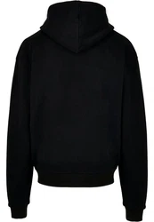 Merchcode Kapuzensweatshirt Wanted Ultra Heavy Hoody Schwarz/Orange
