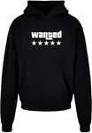 Merchcode Kapuzensweatshirt Wanted Ultra Heavy Hoody Schwarz/Orange