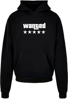 Merchcode Kapuzensweatshirt Wanted Ultra Heavy Hoody Schwarz/Orange Merchcode Kapuzensweatshirt Wanted Ultra Heavy Hoody Schwarz/Orange