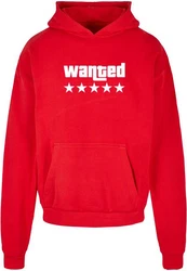 Merchcode Kapuzensweatshirt Wanted Ultra Heavy Hoody Rot