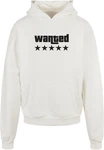 Merchcode Kapuzensweatshirt Wanted Ultra Heavy Hoody Weiß/Braun/Beige