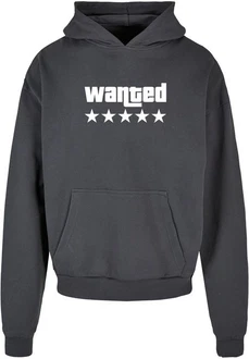 Merchcode Kapuzensweatshirt Wanted Ultra Heavy Hoody Schwarz/Dunkelgrau/Dunkelblau/Orange Merchcode Kapuzensweatshirt Wanted Ultra Heavy Hoody Schwarz/Dunkelgrau/Dunkelblau/Orange