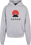 Merchcode Kapuzensweatshirt Japan Ultra Heavy Hoody Rot/Grau/Hellgrau/Dunkelgrau