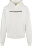 Merchcode Kapuzensweatshirt Believe In Yourself Ultra Heavy Hoody Weiß/Creme/Beige