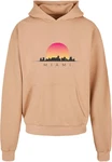 Merchcode Kapuzensweatshirt Miami Ultra Heavy Hoody Orange/Braun/Gelb/Beige