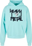 Merchcode Kapuzensweatshirt Herren Heavy Metal with Ultra Heavy Hoody (1-tlg) Türkis/Blau/Grün/Hellblau