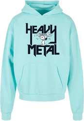 Merchcode Kapuzensweatshirt Herren Heavy Metal with Ultra Heavy Hoody (1-tlg) Türkis/Blau/Grün/Hellblau