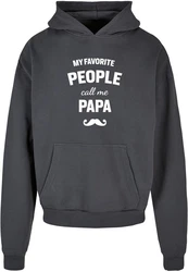 Merchcode Kapuzensweatshirt Herren Dunkelgrau/Grau/Lila