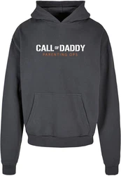 Merchcode Kapuzensweatshirt Herren Fathers Day - Call of Daddy Ultra Heavy Hoody Dunkelgrau/Grau