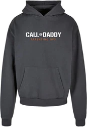 Merchcode Kapuzensweatshirt Herren Fathers Day - Call of Daddy Ultra Heavy Hoody Dunkelgrau/Grau
