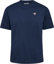 hummel T-Shirt BEE Dunkelblau/Blau/Rot