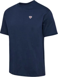 hummel T-Shirt BEE Dunkelblau/Blau/Rot