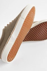 Next Klassischer Stoffschuh Sneaker Khaki/Dunkelgrün