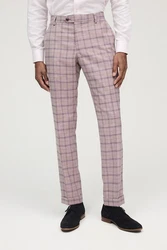 Next Anzughose Slim Fit Rosa/Lila