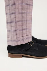 Next Anzughose Slim Fit Rosa/Lila