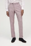 Next Anzughose Slim Fit Rosa/Lila