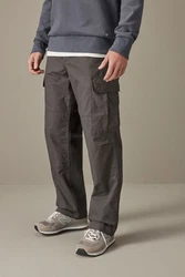 Next Cargohose Relaxed Fit Ripstop-Cargohose Khaki/Grau/Hellgrau/Braun/Dunkelgrau