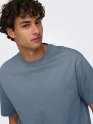 ONLY & SONS T-Shirt ONSFred (1-tlg) taubenblau