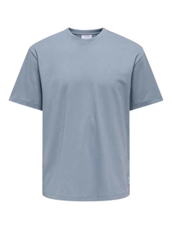ONLY & SONS T-Shirt ONSFred (1-tlg) taubenblau