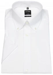 Kurzarmhemd Modern Fit leicht tailliert bgelfrei Button-Down-Kragen