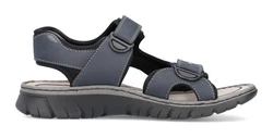 Rieker Sandaletten Sandale blau/schwarz
