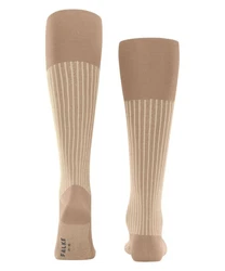 FALKE Kniestrümpfe Oxford Stripe Beige/Khaki