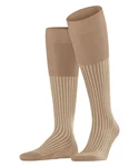 FALKE Kniestrümpfe Oxford Stripe Beige/Khaki