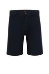 BOSS ORANGE Chino-slim Shorts Dunkelblau/Blau/Hellblau