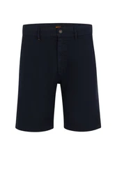 BOSS ORANGE Chino-slim Shorts Dunkelblau/Blau/Hellblau