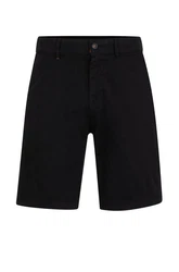 BOSS ORANGE Chino-slim Shorts Dunkelbraun/Schwarz/Khaki