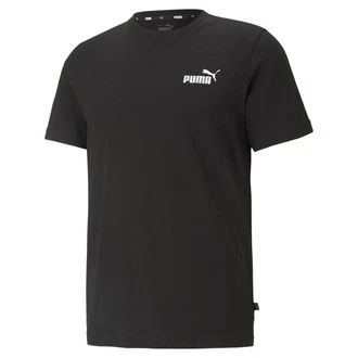 PUMA T-Shirt Essentials Small Logo T-Shirt Herren Schwarz/Lila/Grau/Dunkelgrau