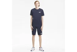 PUMA T-Shirt Essentials Small Logo T-Shirt Herren Dunkelblau
