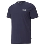 PUMA T-Shirt Essentials Small Logo T-Shirt Herren Dunkelblau