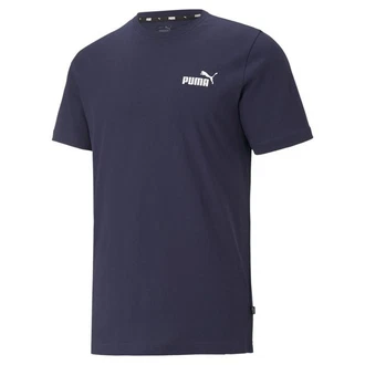 PUMA T-Shirt Essentials Small Logo T-Shirt Herren Dunkelblau