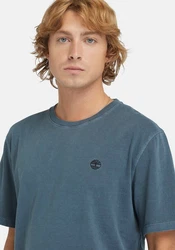 Timberland T-Shirt DUNSTAN Garment Dye Short Sleeve Blau/Hellblau/Grau/Dunkelblau
