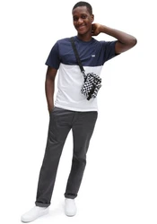 VANS T-Shirt COLOR BLOCK Hellblau/Schwarz/Grau/Weiß/Grün/Braun