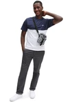 VANS T-Shirt COLOR BLOCK Hellblau/Schwarz/Grau/Weiß/Grün/Braun