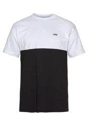 VANS T-Shirt COLOR BLOCK Weiß/Schwarz
