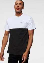 VANS T-Shirt COLOR BLOCK Weiß/Schwarz