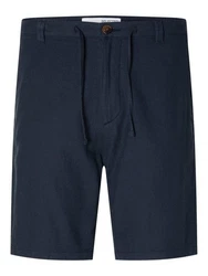 SELECTED HOMME Chinohose Shorts 'Brody' Dunkelblau/Hellblau/Blau