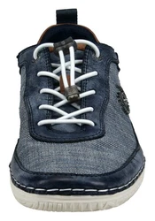 bugatti Sneaker Slipper Bimini Blau/Dunkelblau