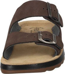 Fly Flot Pantoletten Dunkelbraun/Braun/Beige