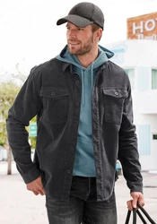 John Devin Hemdjacke Dunkelgrau/Schwarz/Grau/Hellgrau