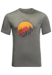 Jack Wolfskin T-Shirt HIKING S/S Dunkelgrün/Dunkelgrau/Hellgrau/Türkis/Rot/Gelb/Grau